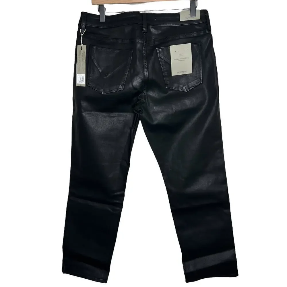 New Women’s Hudson Jeans Maternity Nico Straight Ankle Jeans Size 32
